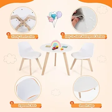 Costzon Kids Table and Chair Set for Creative Play