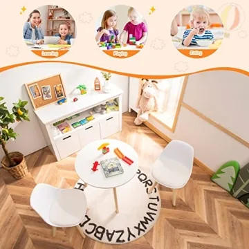 Costzon Kids Table and Chair Set for Creative Play
