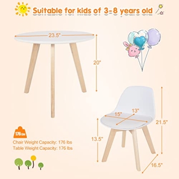 Costzon Kids Table and Chair Set for Creative Play