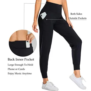 Comfortable Oalka Women's Joggers with Pockets and Style