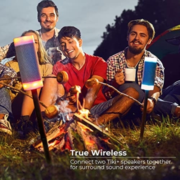 iJoy Tiki Bluetooth Speaker - Waterproof & Light Up