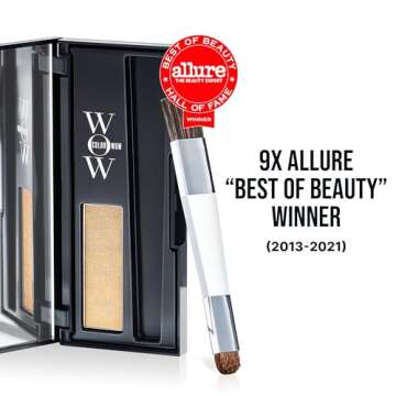 COLOR WOW Root Cover Up, Blonde – Instant Grey Coverage and Highlight Touch-Up, Water and Sweat Resistant, No mess Award-Winning Formula