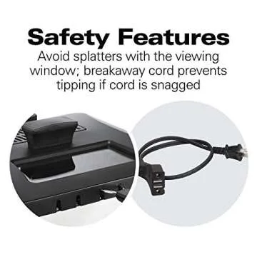 Hamilton Beach Electric Deep Fryer with Lid 4.5 Liters / 19 Cups Oil Capacity, Temperature Control, View Window, Professional Style, 1800 Watts, One XL Frying Basket, Stainless Steel