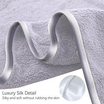 TENSTARS Soft Quick Drying Coral Velvet Towels Set of 6