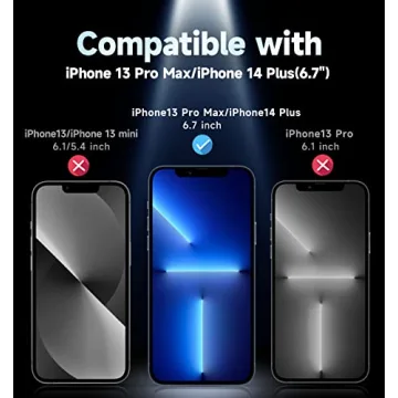 MAGIC JOHN Tempered Glass Protector for iPhone 13 Pro Max