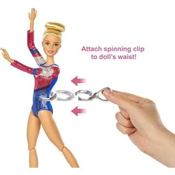 Enchanting Barbie Gymnast Playset for Creative Play