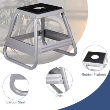 Heavy-Duty SUNROAD Motorcycle Dirt Bike Stand 1100LBS