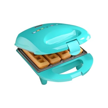 Babycakes Mini Waffle Stick Maker by Select Brands - Mini Waffle Stick Maker for Breakfast - Feature...