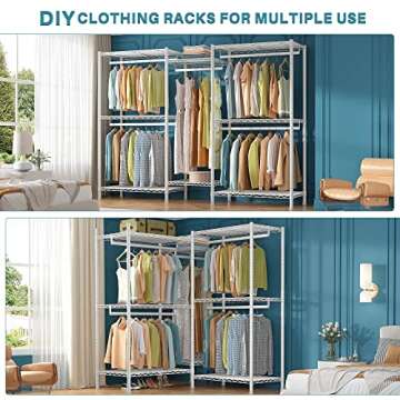 Raybee Heavy Duty Clothes Rack with 900 lbs Capacity