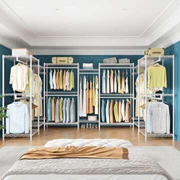 Raybee Heavy Duty Clothes Rack with 900 lbs Capacity