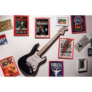 Riviera Vintage Rock Band Posters for Room Aesthetic, 70s, 80s, 90s, Retro Bedroom Decor Wall Art, Concert Poster Collage, Old Music Album Cover Prints, Nirvana Music Posters