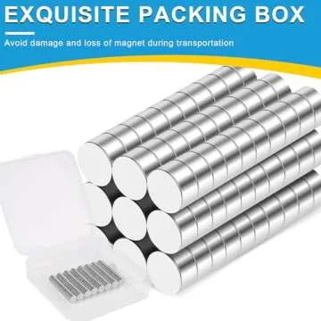 Small Magnets, 400 Pack Refrigerator Magnets 6x2mm Rare Earth Magnets Neodymium Magnets for Crafts, Whiteboard, Kitchen Cabinet