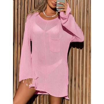 Chic Saodimallsu Women's Beach Coverup Top for Summer