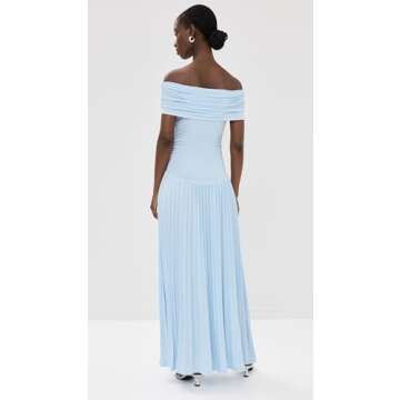 Lioness Women's Field of Dreams Maxi Dress, Soft Blue, XXS