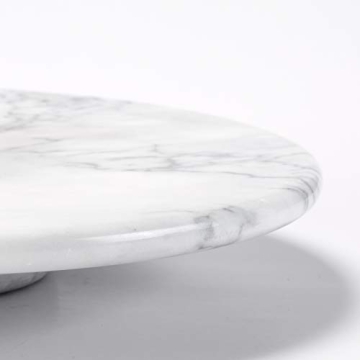 JALZ Marble Lazy Susan 12'' Elegant Kitchen Organizer