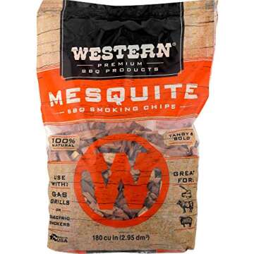 Western BBQ Smoking Wood Chips Variety Pack - 3 Popular Flavors