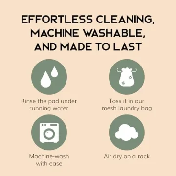 Greenzla Eco-Friendly Reusable Cotton Pads for All Skin Types