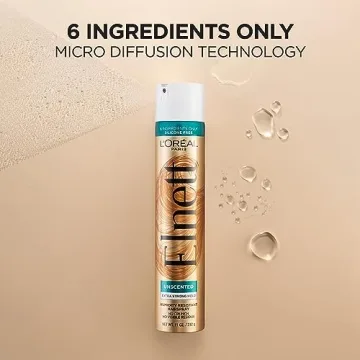 L'Oreal Elnett Satin Hairspray Extra Strong Hold Unscented