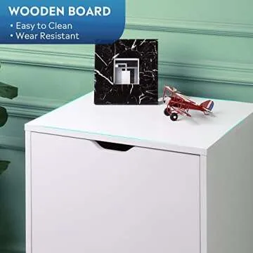 DEVAISE Mobile 5-Drawer Dresser for Home Office