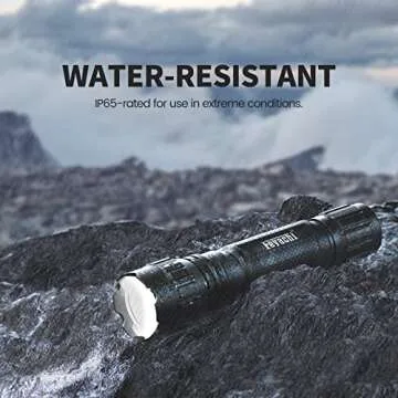 Feyachi FL22-MB Tactical Flashlight 1200 Lumen LED Weapon Light with Low Profile M Lock Flashlight Mount, Pressure Switch