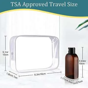 Cosywell Travel Bottles for Toiletries 4pcs 3.4oz Leak Proof and TSA Approved Containers