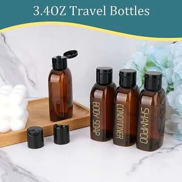 Cosywell Travel Bottles Set for Toiletries 3.4oz Leak Proof
