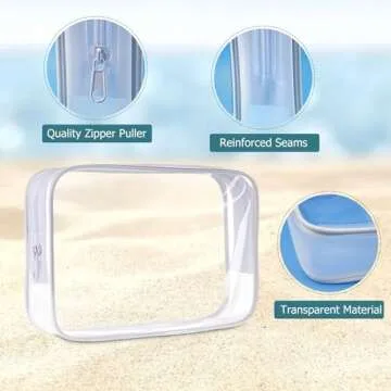 Cosywell Travel Bottles Set for Toiletries 3.4oz Leak Proof