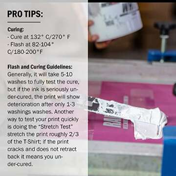 Rapid Cure White Screen Printing Ink - 8oz. Plastisol Ink USA