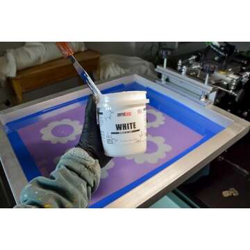 Rapid Cure White Screen Printing Ink - 8oz. Plastisol Ink USA