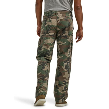Men's Relaxed Fit Stretch Cargo Pant in Camo