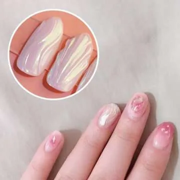 Enchanting Holographic Chrome Nail Powder for Nails