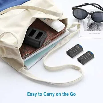 Powerextra Max Battery and Rapid 3-Channel USB Charger Compatible with GoPro MAX 360 Battery and GoPro MAX ACDBD-001 ACBAT-001 - Battery Fully Decoded