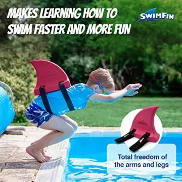 SWIMFIN Kids Swim Floatation Device for Ages 3 Plus