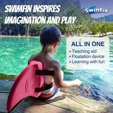 SWIMFIN Kids Swim Floatation Device for Ages 3 Plus