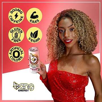Bang Energy Black Cherry Vanilla Sugar-Free Energy Drink - 12 Pack