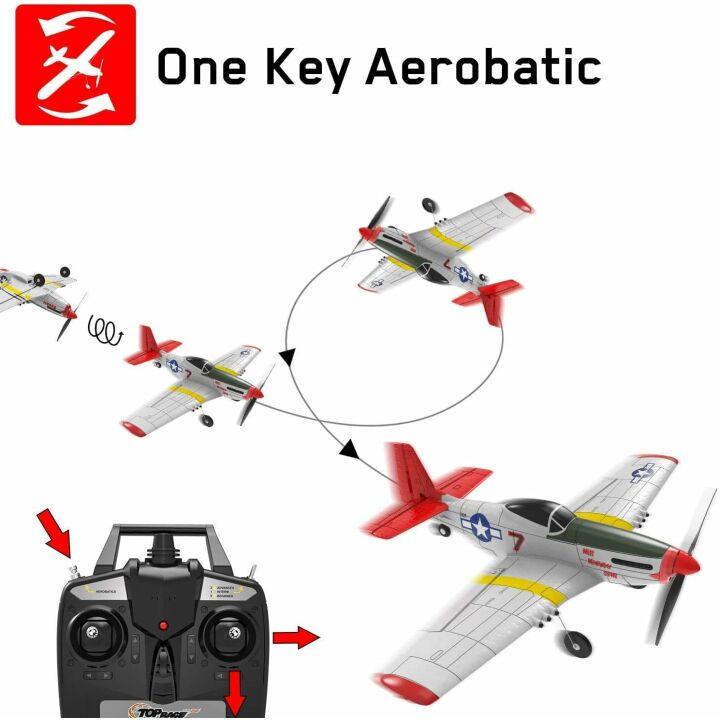 Remote Control Airplane 4 Channel RC Plane for Adults