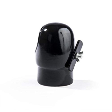 4 oz Hooded Ceramic Bird Feeder in Black or White