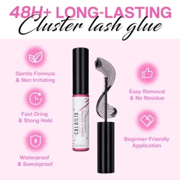 CALAILIS Cluster Lash Glue for 48 Hours Strong Hold