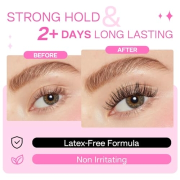 CALAILIS Cluster Lash Glue for 48 Hours Strong Hold