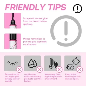 CALAILIS Cluster Lash Glue for 48 Hours Strong Hold