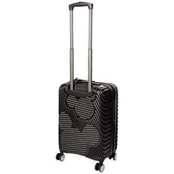 American Tourister Disney Molded Hardside Expandable Luggage with Spinner Wheels, Black, Carry-On 20-Inch