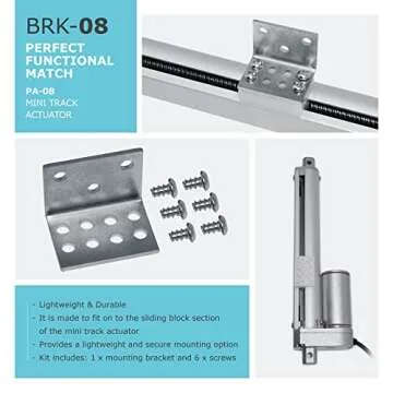 12V Mini Track Electric Actuator for Robotics & Home Automation