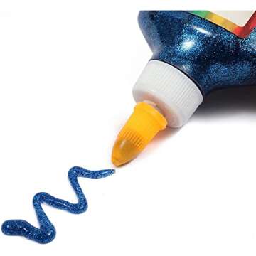 Bright Creations Metallic Glitter Glue Set - 8 Pack