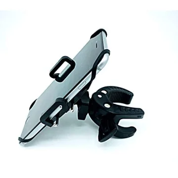 Ampcaddy Phone Holder with Clamp - Universal Cell Mount for Golf Carts and More