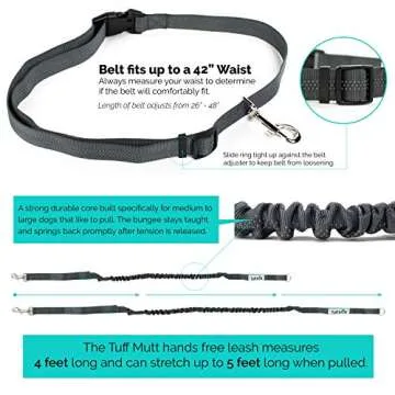 Tuff Mutt Hands-Free Dog Leash for Active Lifestyles