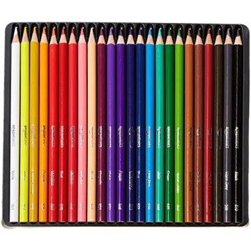 Premium Colored Pencils 24 Count - Amazon Basics