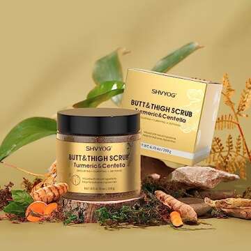 Butt Scrub Wash - Natural Exfoliator for Thigh Acne & Razor Bumps