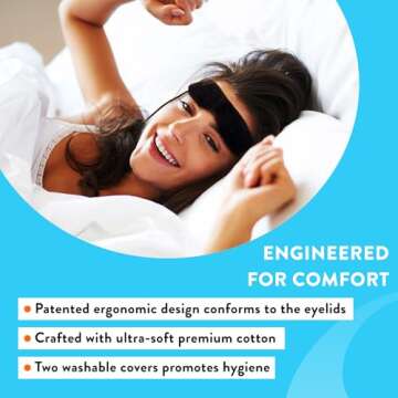 Wizard Research Heated Dry Eye Mask for Soothing Relief