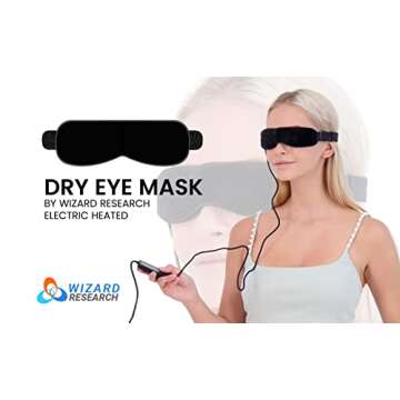 Wizard Research Heated Dry Eye Mask for Soothing Relief