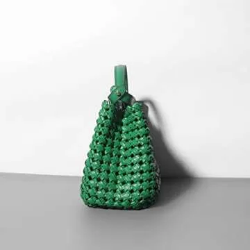 Eco-Friendly Woven Handbag for Fashion-Forward Women